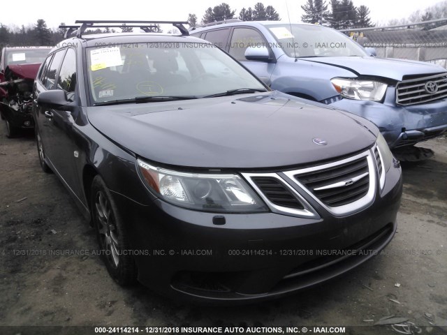 YS3FB56Y191004671 - 2009 SAAB 9-3 2.0T GRAY photo 6