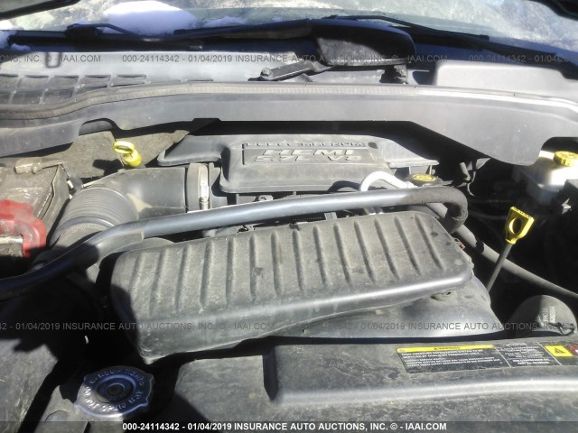 1D8HB48D94F107287 - 2004 DODGE DURANGO SLT BLUE photo 10