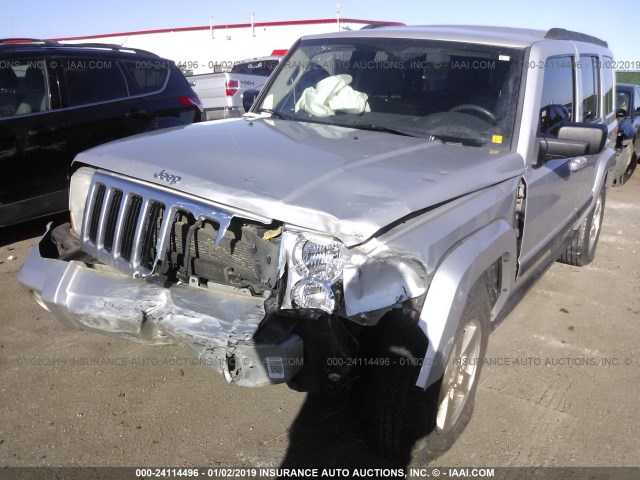 1J8HG48K97C586761 - 2007 JEEP COMMANDER SILVER photo 2