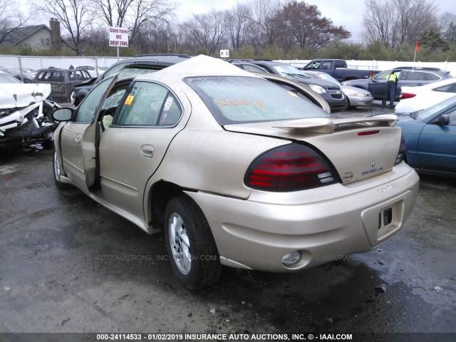 1G2NF52E94C237699 - 2004 PONTIAC GRAND AM SE1 GOLD photo 3