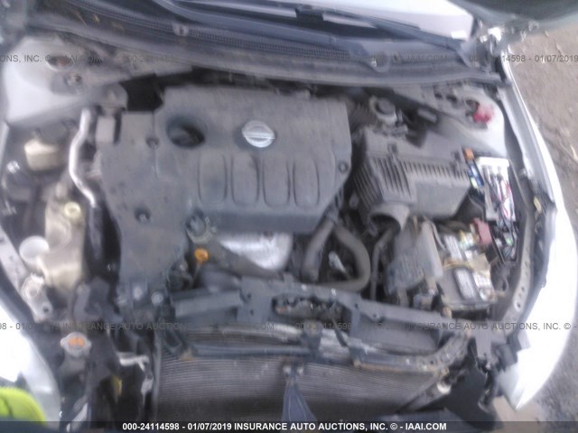 1N4AL2AP5AN501074 - 2010 NISSAN ALTIMA S Srebrny zdjęcie 10