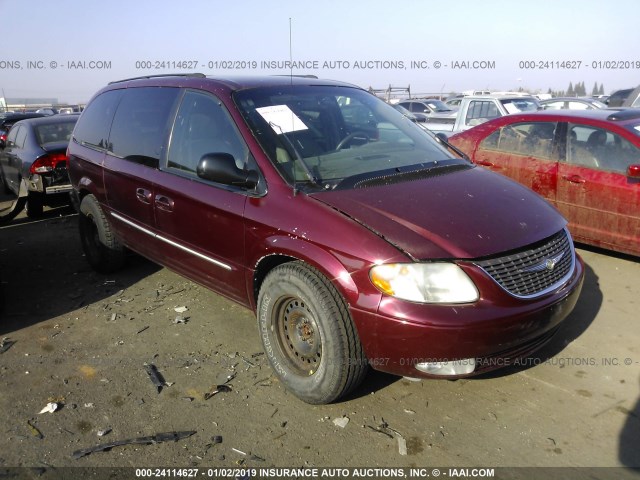 2C8GP54LX2R614072 - 2002 CHRYSLER TOWN & COUNTRY LXI MAROON photo 1