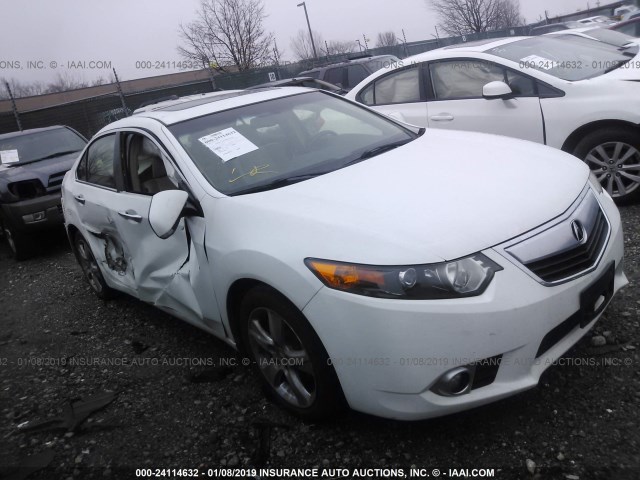 JH4CU2F63DC012090 - 2013 ACURA TSX TECH WHITE photo 1