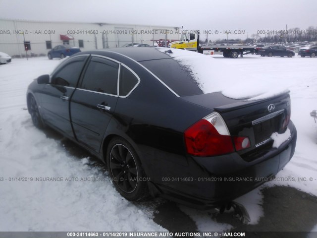 JNKAY01F36M257265 - 2006 INFINITI M35 SPORT Dark Blue photo 3