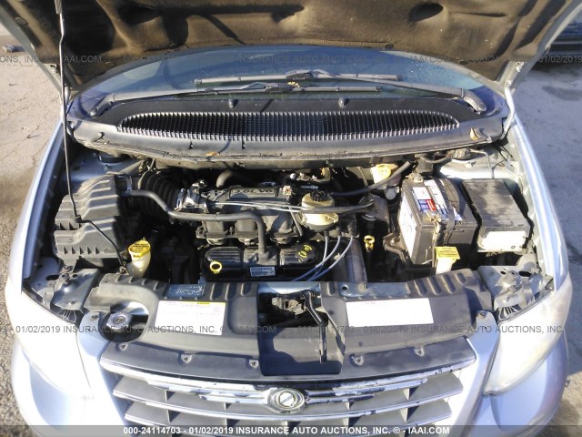 2C8GP64LX5R116657 - 2005 CHRYSLER TOWN & COUNTRY LIMITED BLUE photo 10