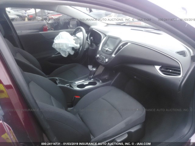 1G1ZB5ST7GF294745 - 2016 CHEVROLET MALIBU LS Tünd qırmızı foto 5