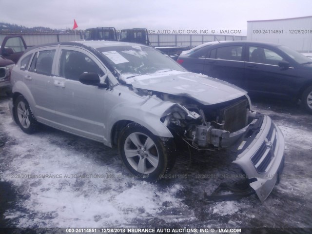 1B3CB4HA2AD651704 - 2010 DODGE CALIBER SXT SILVER photo 1