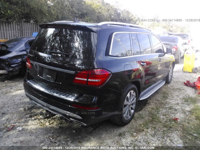 4JGDF6EE7HA973868 - 2017 MERCEDES-BENZ GLS 450 4MATIC BLACK photo 4