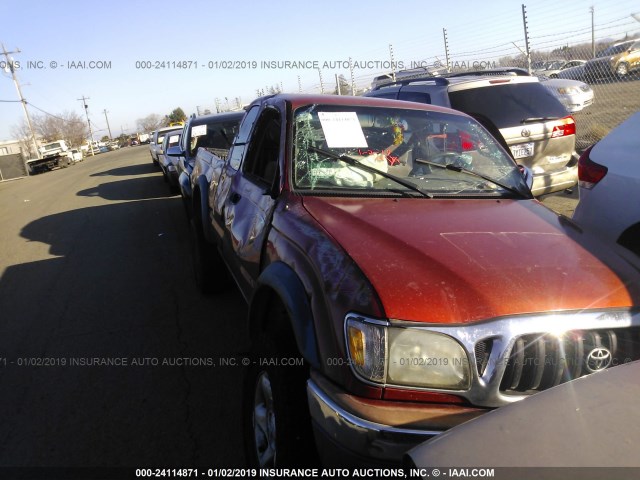 5TESN92NX3Z192037 - 2003 TOYOTA TACOMA XTRACAB PRERUNNER RED photo 1