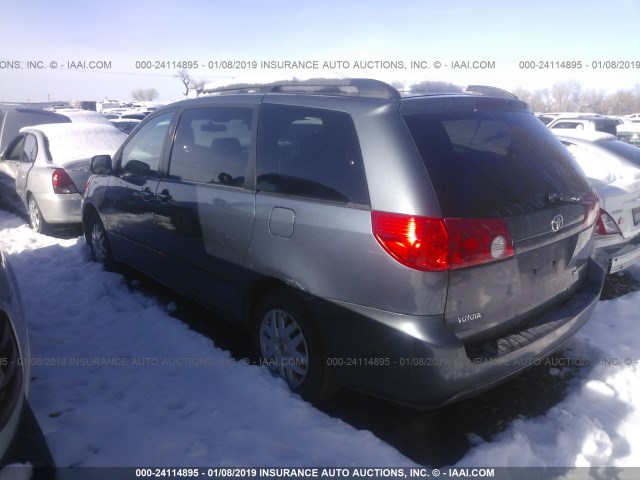 5TDZA23C56S436709 - 2006 TOYOTA SIENNA CE/LE BLUE photo 3