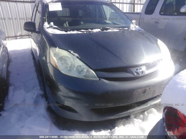 5TDZA23C56S436709 - 2006 TOYOTA SIENNA CE/LE BLUE photo 6