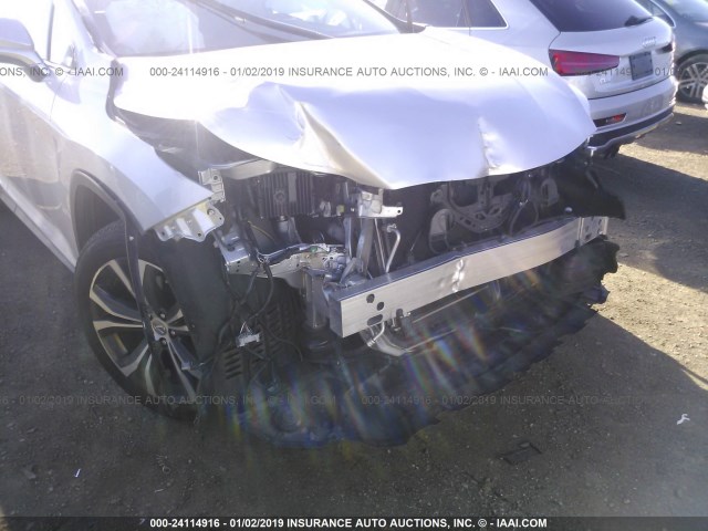 2T2BZMCA8HC107935 - 2017 LEXUS RX 350/BASE/F SPORT SILVER photo 6