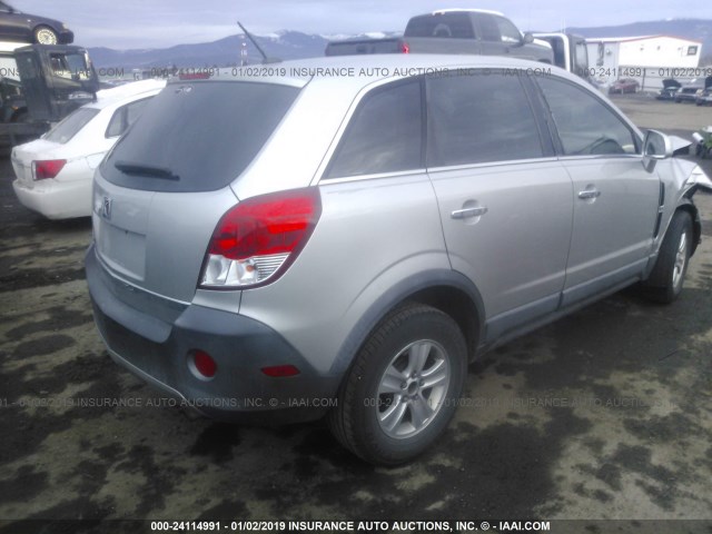 3GSCL33PX8S675636 - 2008 SATURN VUE XE SILVER photo 4