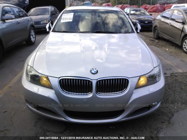 WBAPK5C52AA651412 - 2010 BMW 328 XI SULEV SILVER photo 6