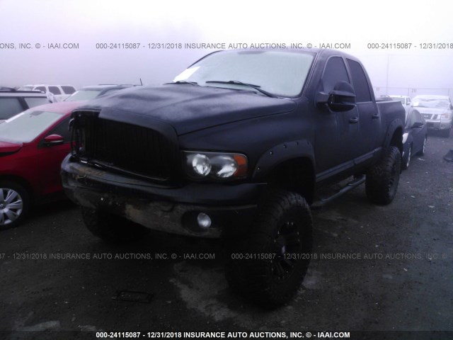 3D7KS28D25G820403 - 2005 DODGE RAM 2500 ST/SLT BLACK photo 2