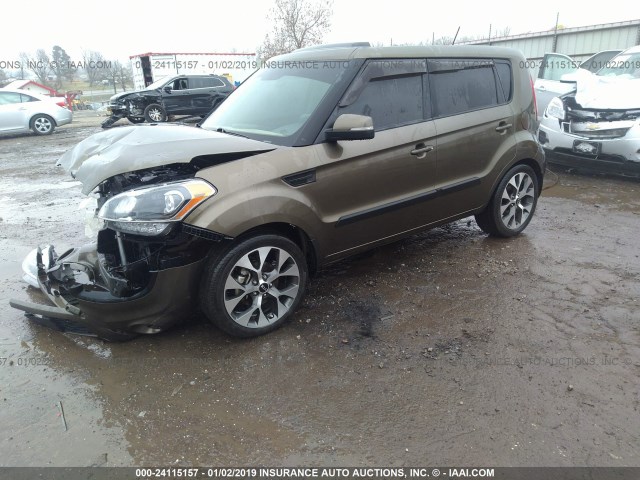 KNDJT2A66D7488152 - 2013 KIA SOUL +/!/SPORT BROWN photo 2