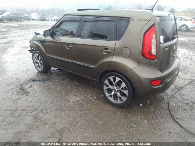 KNDJT2A66D7488152 - 2013 KIA SOUL +/!/SPORT BROWN photo 3