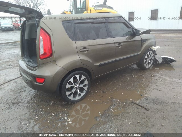 KNDJT2A66D7488152 - 2013 KIA SOUL +/!/SPORT BROWN photo 4