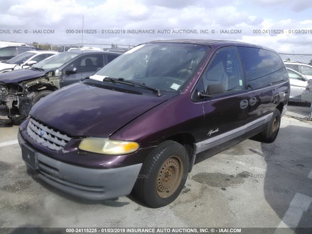2P4GP44G0WR694191 - 1998 PLYMOUTH GRAND VOYAGER SE/EXPRESSO PURPLE photo 2