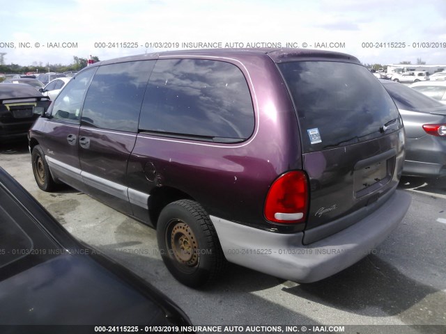 2P4GP44G0WR694191 - 1998 PLYMOUTH GRAND VOYAGER SE/EXPRESSO PURPLE photo 3