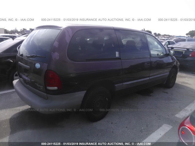 2P4GP44G0WR694191 - 1998 PLYMOUTH GRAND VOYAGER SE/EXPRESSO PURPLE photo 4