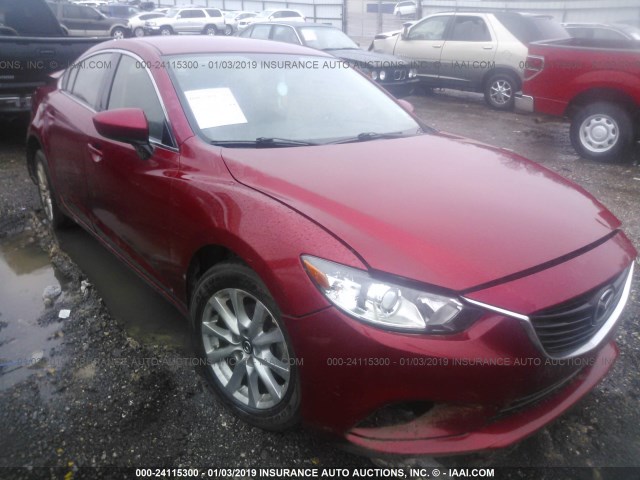 JM1GJ1U60F1172516 - 2015 MAZDA 6 SPORT RED photo 1