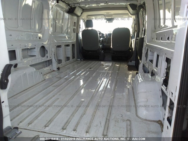 1FTYR2ZM0JKA23634 - 2018 FORD TRANSIT T-250 WHITE photo 8