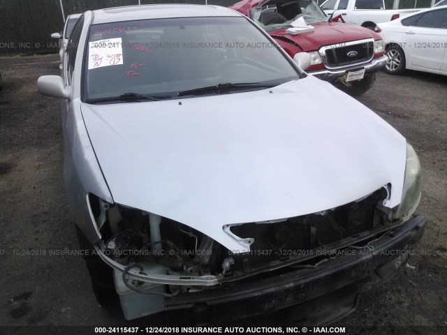 4T1BE32K54U270779 - 2004 TOYOTA CAMRY LE/XLE/SE SILVER photo 6