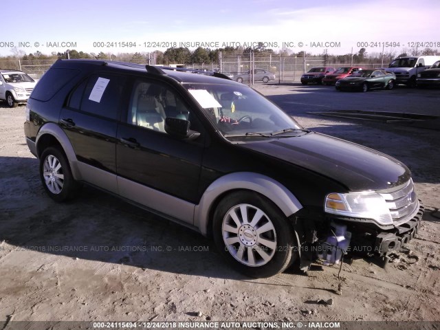 1FMDK07W78GA21738 - 2008 FORD TAURUS X EDDIE BAUER BLACK photo 1