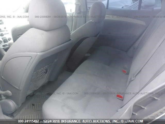 1G1ZG57B99F184896 - 2009 CHEVROLET MALIBU LS SILVER photo 8