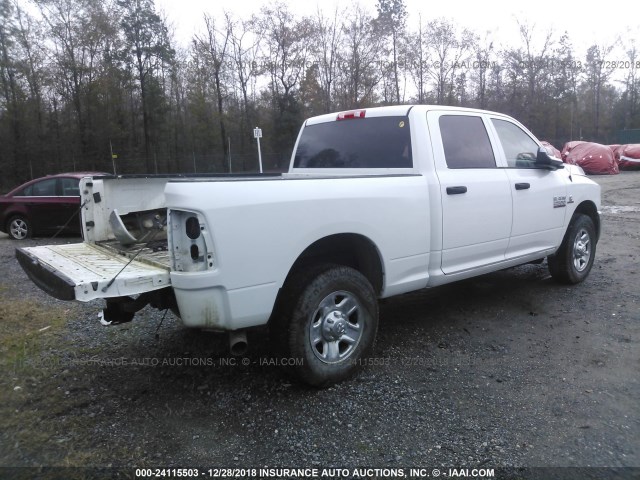 3C6UR4CL4FG606594 - 2015 RAM 2500 ST WHITE photo 4