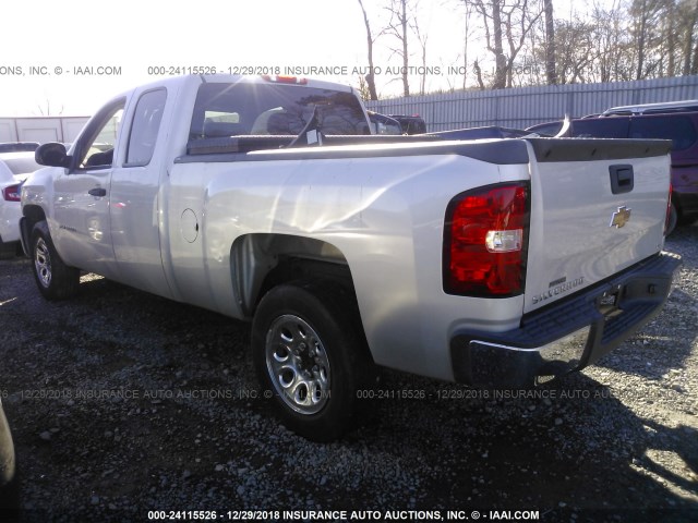 1GCSCPEX8AZ138008 - 2010 CHEVROLET SILVERADO C1500 SILVER photo 3