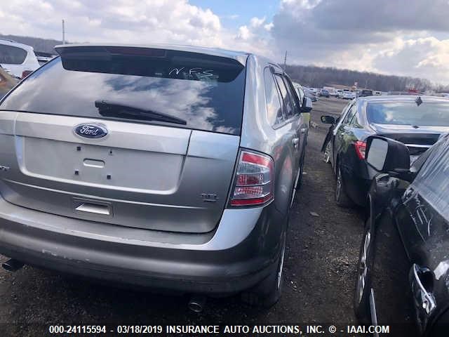 2FMDK48C38BA18127 - 2008 FORD EDGE SEL SILVER photo 4