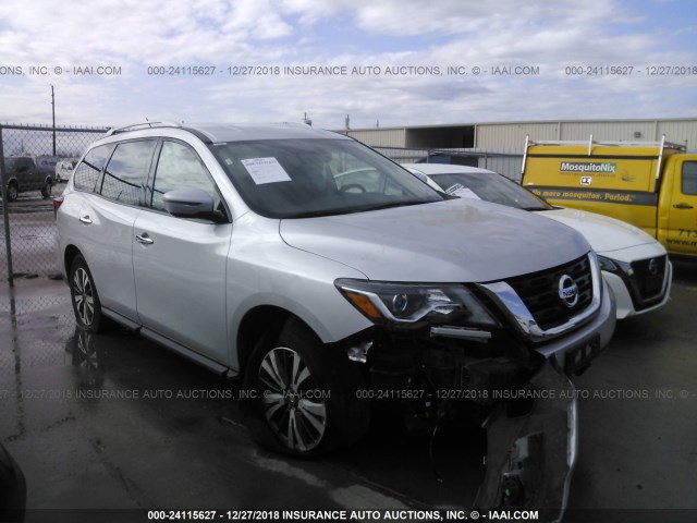 5N1DR2MN1HC679095 - 2017 NISSAN PATHFINDER S/SV/SL/PLATINUM SILVER photo 1