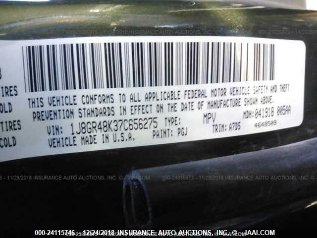 1J8GR48K37C656275 - 2007 JEEP GRAND CHEROKEE LAREDO/COLUMBIA/FREEDOM 未知 照片 9