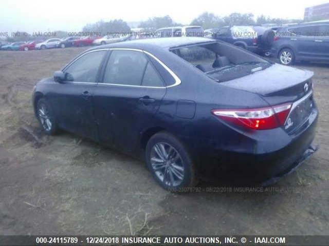 4T1BF1FK8GU144965 - 2016 TOYOTA CAMRY LE/XLE/SE/XSE BLACK photo 3