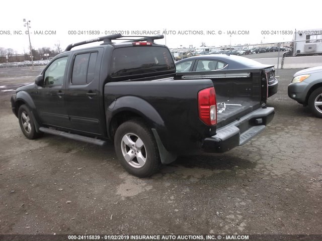 1N6AD07U65C457299 - 2005 NISSAN FRONTIER CREW CAB LE/CREW CAB SE/CREW CAB OFF ROAD BLACK photo 3