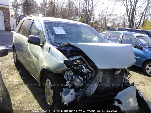 5TDZK23CX8S107956 - 2008 TOYOTA SIENNA CE/LE GREEN photo 1