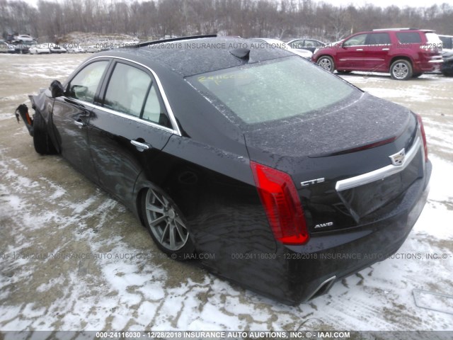 1G6AX5SX1J0133457 - 2018 CADILLAC CTS LUXURY BLACK photo 3