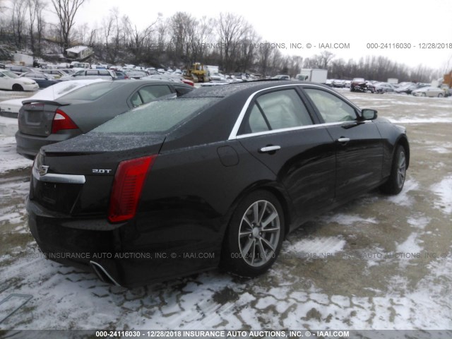 1G6AX5SX1J0133457 - 2018 CADILLAC CTS LUXURY BLACK photo 4