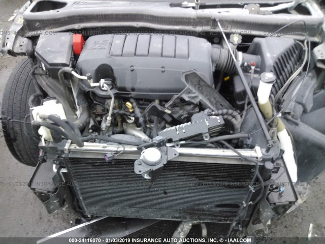 5GAKVCKD8EJ227354 - 2014 BUICK ENCLAVE GRAY photo 10