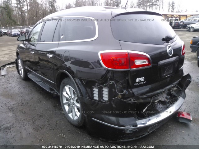 5GAKVCKD8EJ227354 - 2014 BUICK ENCLAVE GRAY photo 3