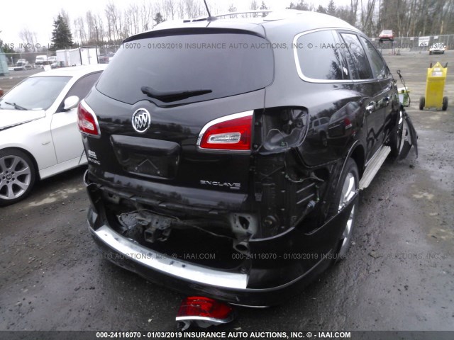 5GAKVCKD8EJ227354 - 2014 BUICK ENCLAVE GRAY photo 4