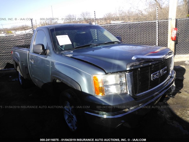 1GTEK14J97Z598376 - 2007 GMC NEW SIERRA K1500 Dark Blue photo 1