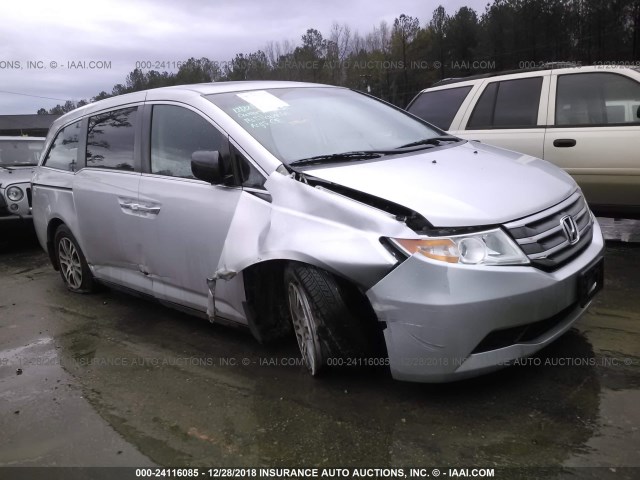 5FNRL5H6XCB097265 - 2012 HONDA ODYSSEY EXL SILVER photo 6