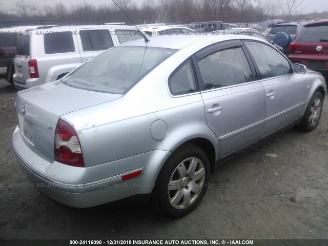 WVWRH63B23P059675 - 2003 VOLKSWAGEN PASSAT GLX 银色 照片 4