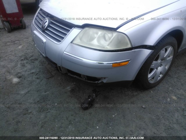 WVWRH63B23P059675 - 2003 VOLKSWAGEN PASSAT GLX 银色 照片 6