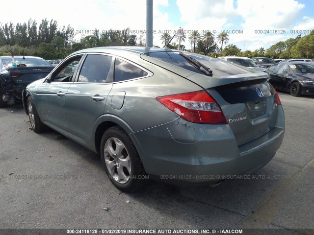 5J6TF1H58CL003517 - 2012 HONDA CROSSTOUR EXL Light Blue photo 3