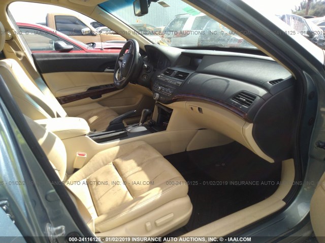 5J6TF1H58CL003517 - 2012 HONDA CROSSTOUR EXL ღია ლურჯი ფოტო 5