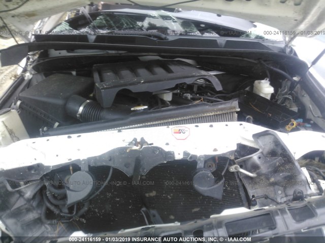 5TFUM5F15BX022444 - 2011 TOYOTA TUNDRA DOUBLE CAB SR5 WHITE photo 10